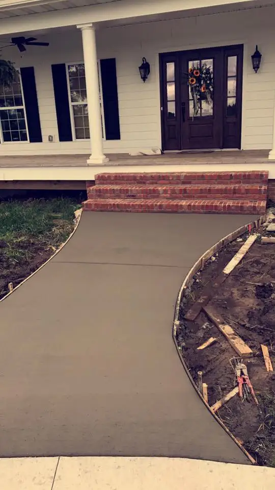Stamped concrete project by Majestic Concrete Inc in Maryville