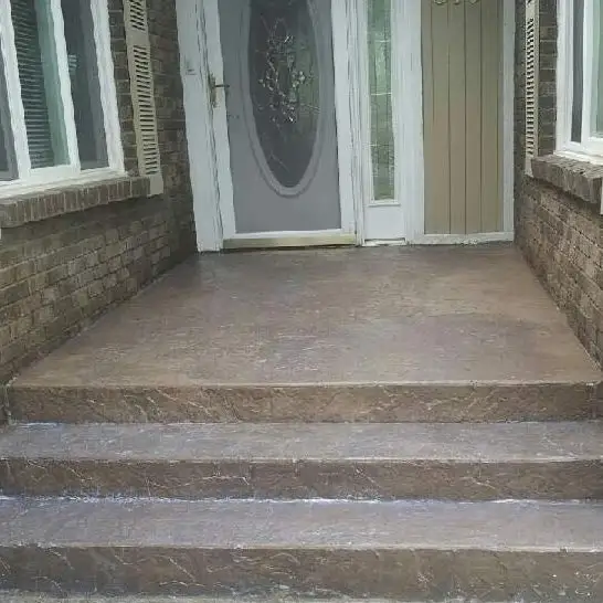 Stamped concrete project by Majestic Concrete Inc in Granite City