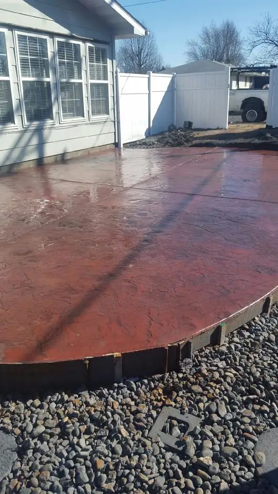 Driveway project by Majestic Concrete Inc in Bethalto