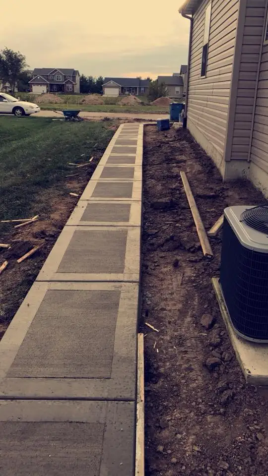 Stamped concrete project by Majestic Concrete Inc in Pontoon Beach