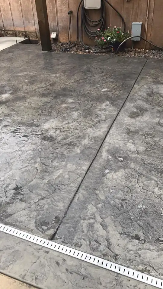 Stamped concrete project by Majestic Concrete Inc in Edwardsville
