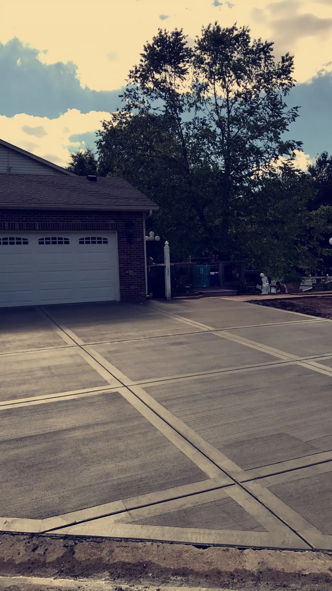 Stamped concrete project by Majestic Concrete Inc in Edwardsville