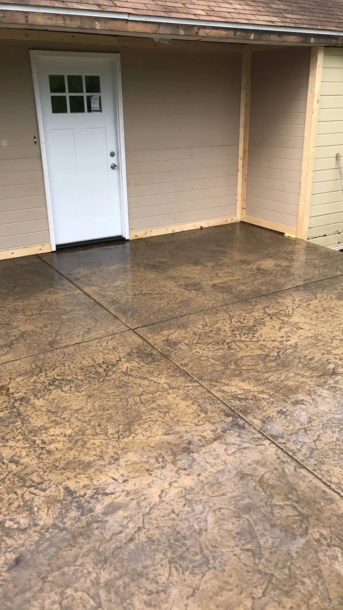 Stamped concrete project by Majestic Concrete Inc in Edwardsville