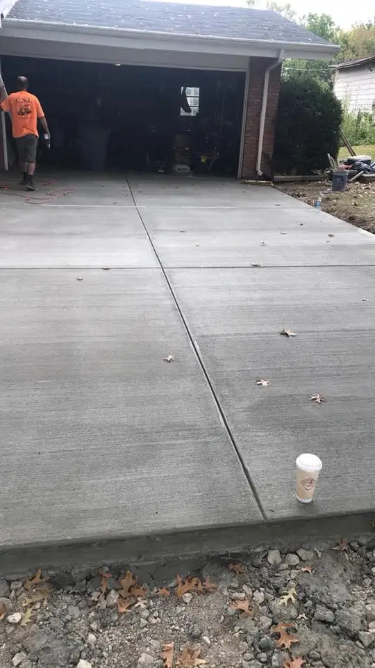 Stamped concrete project by Majestic Concrete Inc in Collinsville