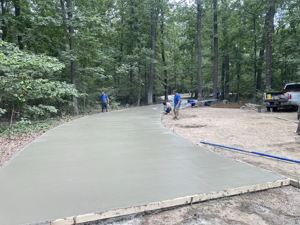 On the job project by Majestic Concrete Inc in Edwardsville